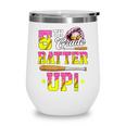 5th Grade Butter Up Softball Ice Cream Drip Back To School Wine Tumbler