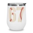 67 Baseball Six Seven 6 7 Meme 67 Wine Tumbler 67 Baseball Six Seven 6 7 Meme 67 Wine Tumbler