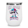 67 Meme Six Seven Baseball Ice Cream Drip Girls Boys Wine Tumbler