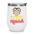 6th Grade Squad Back To School Owl & Pencil Wine Tumbler 6th Grade Squad Back To School Owl & Pencil Wine Tumbler