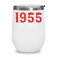 70 Year Old 1955 Classic Baseball Fan 70th Birthday Wine Tumbler