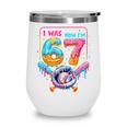 7th Birthday Boys I Was 6 Now I'm 7 Baseball Ice Cream Drip Wine Tumbler 7th Birthday Boys I Was 6 Now I'm 7 Baseball Ice Cream Drip Wine Tumbler