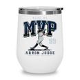 Aaron Judge 2025 AL MVP New York Baseball MLBPA Wine Tumbler Aaron Judge 2025 AL MVP New York Baseball MLBPA Wine Tumbler