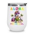 Aloha Preschool Unicorn Hawaii Back To School Kids Girl Wine Tumbler