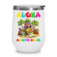 Aloha Seventh Grade Pineapple Hawaii Back To School Girls Wine Tumbler