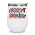 Assistant Principal Coquette Bow Pencil Cute Back To School Wine Tumbler Assistant Principal Coquette Bow Pencil Cute Back To School Wine Tumbler
