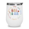 Assistant Principal God Says She Is Christian Back To School Wine Tumbler