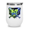 Awesome 67 Baseball Drip Effect Baseball 6-7 Meme Graphic Wine Tumbler Awesome 67 Baseball Drip Effect Baseball 6-7 Meme Graphic Wine Tumbler