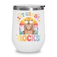 Back To School 1st Grade Capybara First Grade Rocks Wine Tumbler Back To School 1st Grade Capybara First Grade Rocks Wine Tumbler