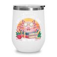 Back To School Axolotl Design For Pre-K Students Wine Tumbler