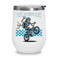 Back To School Bruh Boy Skeleton Riding On a BMX Bike Wine Tumbler Back To School Bruh Boy Skeleton Riding On a BMX Bike Wine Tumbler