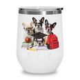 Back To School Cute French Bulldog Puppy Dogs Lovers Wine Tumbler Back To School Cute French Bulldog Puppy Dogs Lovers Wine Tumbler