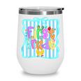 Back To School First Grade For Teen Girls Bow 1st Grade Kids Wine Tumbler Back To School First Grade For Teen Girls Bow 1st Grade Kids Wine Tumbler