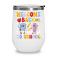 Back To School Librarian First Day Of School Librarian Wine Tumbler Back To School Librarian First Day Of School Librarian Wine Tumbler