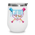 Baseball 45 Year Old Ice Cream Drip 45th Birthday Number 45 Wine Tumbler Baseball 45 Year Old Ice Cream Drip 45th Birthday Number 45 Wine Tumbler