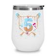 Baseball 5 Year Old Ice Cream Drip 5th Birthday Boy Number 5 Wine Tumbler Baseball 5 Year Old Ice Cream Drip 5th Birthday Boy Number 5 Wine Tumbler