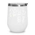 Baseball 6 7 Bruh Number 67 Six Seven Meme Boys Kids Wine Tumbler