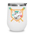 Baseball 8 Year Old Ice Cream Drip 8th Birthday Boy Number 8 Wine Tumbler Baseball 8 Year Old Ice Cream Drip 8th Birthday Boy Number 8 Wine Tumbler