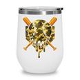Baseball Camo Boys Ice Cream Youth Baseball Wine Tumbler