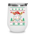 Baseball Christmas Ugly Sweater Santa Sport Men Kids Wine Tumbler Baseball Christmas Ugly Sweater Santa Sport Men Kids Wine Tumbler