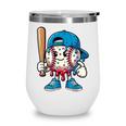 Baseball Drippy Style Apparel For Boys Youth Cool Baseball Wine Tumbler Baseball Drippy Style Apparel For Boys Youth Cool Baseball Wine Tumbler