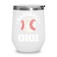 Baseball Gigi Distressed Vintage Grandma Game Day Wine Tumbler Baseball Gigi Distressed Vintage Grandma Game Day Wine Tumbler