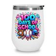 Baseball Ice Cream Drip 100 Days Of School Student Teacher Wine Tumbler