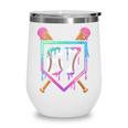 Baseball Ice Cream Drip 67 Player Dabbing Six Seven Boys Wine Tumbler