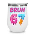 Baseball Ice Cream Drip Number 67 Player Or 67th Birthday Wine Tumbler