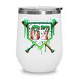 Baseball Ice Cream Drip Number 67 Six Seven Meme Christmas Wine Tumbler Baseball Ice Cream Drip Number 67 Six Seven Meme Christmas Wine Tumbler