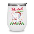 Baseball Mama Christmas Santa Hat Xmas Softball Mom Wine Tumbler Baseball Mama Christmas Santa Hat Xmas Softball Mom Wine Tumbler