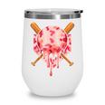 Baseball Pink Camo Ice Cream Youth Boys Girls Wine Tumbler
