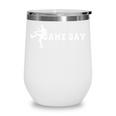 Baseball Pitcher Game Day Team Sport Player Coach Family Fan Premium Tri-Blend Wine Tumbler