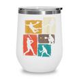 Baseball Player Collage Men Kids Coach Youth Boys Wine Tumbler Baseball Player Collage Men Kids Coach Youth Boys Wine Tumbler