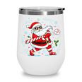 Baseball Santa 67 Christmas Xmas Pajamas Boys Kid Wine Tumbler