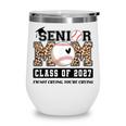 Baseball Senior Class Of 2027 Senior 2027 Graduation Women Wine Tumbler Baseball Senior Class Of 2027 Senior 2027 Graduation Women Wine Tumbler