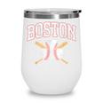 Baseball Shamrock Boston Massachusetts St Patrick’s Day Wine Tumbler