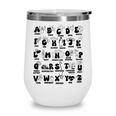 Biblical Alphabet Religious Christian Kids Back To School Wine Tumbler Biblical Alphabet Religious Christian Kids Back To School Wine Tumbler