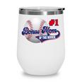Bonus Mom Rookie Of Year 1st Birthday Baseball Theme Wine Tumbler Bonus Mom Rookie Of Year 1st Birthday Baseball Theme Wine Tumbler