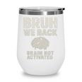 Bruh We Back Brain Red Activated Back To School Performance Wine Tumbler Bruh We Back Brain Red Activated Back To School Performance Wine Tumbler