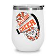 Bulldogs Cheerleading Back To School Cheer Team Orange Wine Tumbler Bulldogs Cheerleading Back To School Cheer Team Orange Wine Tumbler