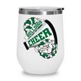 Bulldogs Cheerleading Back To School Cheer Team Spirit Green Wine Tumbler Bulldogs Cheerleading Back To School Cheer Team Spirit Green Wine Tumbler