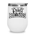 Bulldogs Mascot Back To School Team Spirit Wine Tumbler Bulldogs Mascot Back To School Team Spirit Wine Tumbler