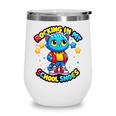 Cat Rocking In My School Shoes Fun Back To School Kids Boys Premium Tri-Blend Wine Tumbler