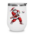 Christmas Baseball Player Santa Xmas Boys Men Toddler Wine Tumbler Christmas Baseball Player Santa Xmas Boys Men Toddler Wine Tumbler