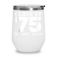 Class Of 1975 50 Years Later Reunions SQUAD Back To School Wine Tumbler
