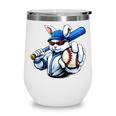 Cool Rabbit Baseball Easter Men Boy Toddler Kid Wine Tumbler Cool Rabbit Baseball Easter Men Boy Toddler Kid Wine Tumbler