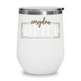 Corydon Baseball School Spirit Indiana Wine Tumbler Corydon Baseball School Spirit Indiana Wine Tumbler