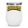 Cougars Back To School Spirit GY Wine Tumbler Cougars Back To School Spirit GY Wine Tumbler