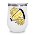 Cougars Cheer Back To School Cheerleading Spirit GY Wine Tumbler Cougars Cheer Back To School Cheerleading Spirit GY Wine Tumbler